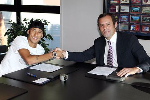 Nový hráč FC Barcelona - Brazilec Neymar