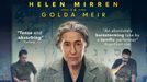 Plakát ke koprodukčnímu filmu "Golda - Železná lady Izraele" v němž Goldu Meirovou ztvárnila herečka Helen Mirren. Film v září 2023 uvádí do kin režisér Guy Nattiv.