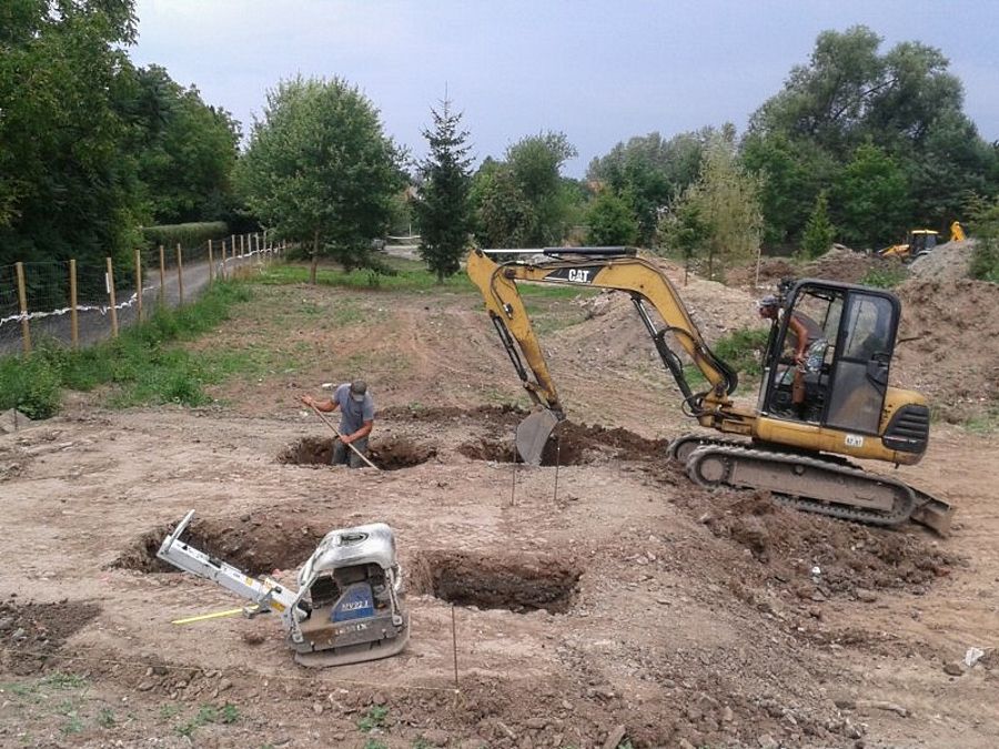 Park Na Špici - začátek revitalizace 2014