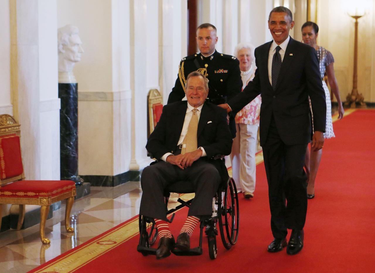 George H.W. Bush a Barack Obama