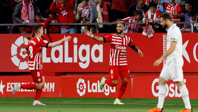 Valentin Castellanos slaví gól proti Realu