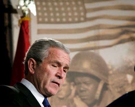 George Bush, voják, pietní, armáda, USA