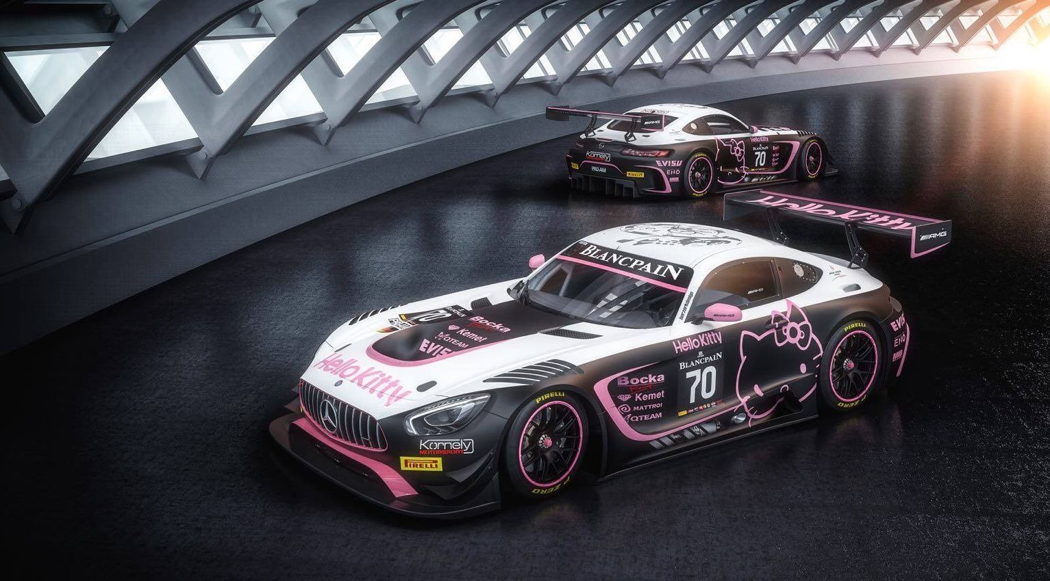 Blancpain GT Series 2017: Mercedes-AMG GT3, Kornely Motorsport  - Hello Kitty