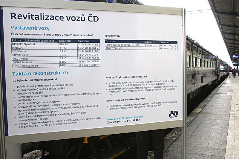 Opravené vozy ČD