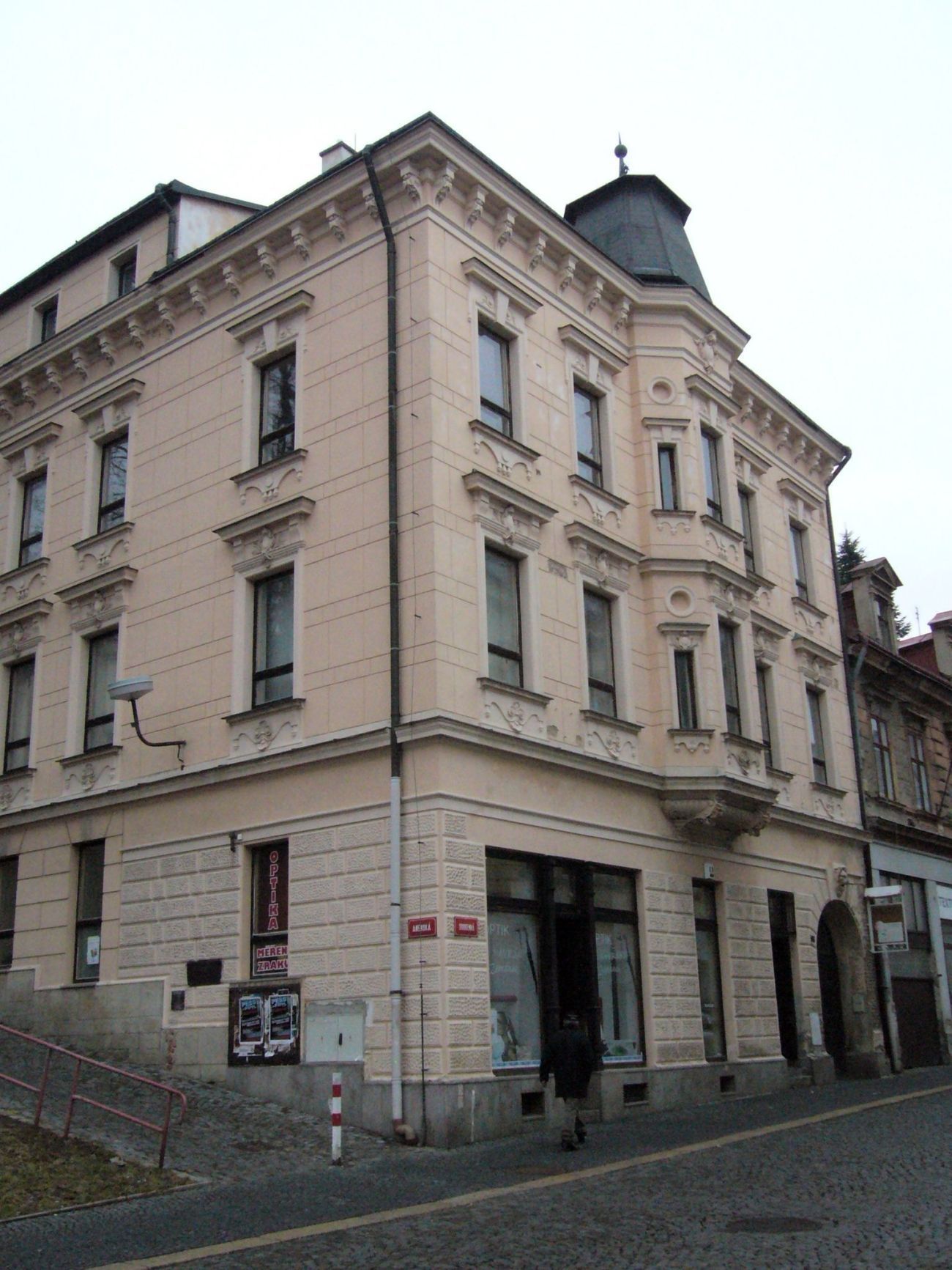 Historická budova v Jablonci nad Nisou
