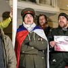 Demonstrace proti zvolení Ondráčka do čela komise pro GIBS