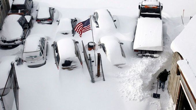 Přívaly sněhu jsou v USA v posedních zimách stále častější