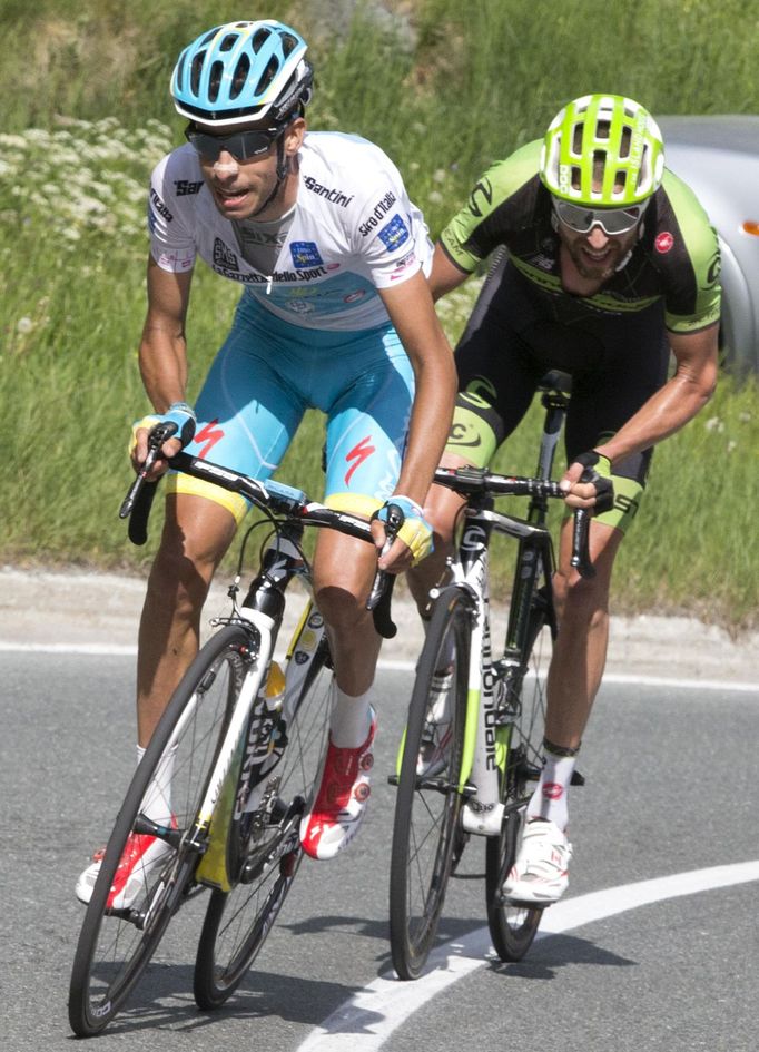 Giro d'Italia 2015 - Fabio Aru a Ryder Hesjedal