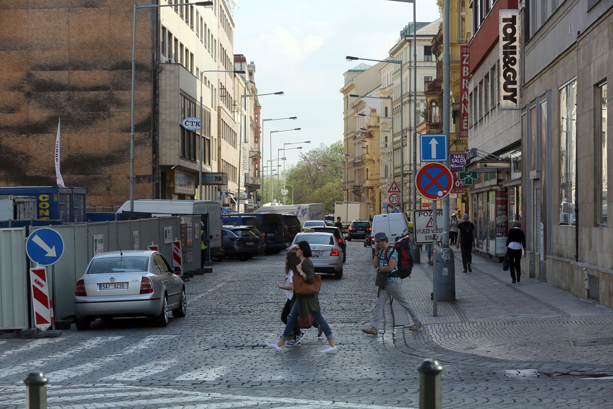 Tramvaje na Václavské náměstí