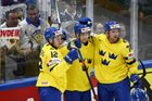 Švédové před zápasem s českou reprezentací porazili Rakousko