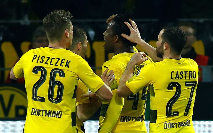 Radost fotbalistů Borussie Dortmund.