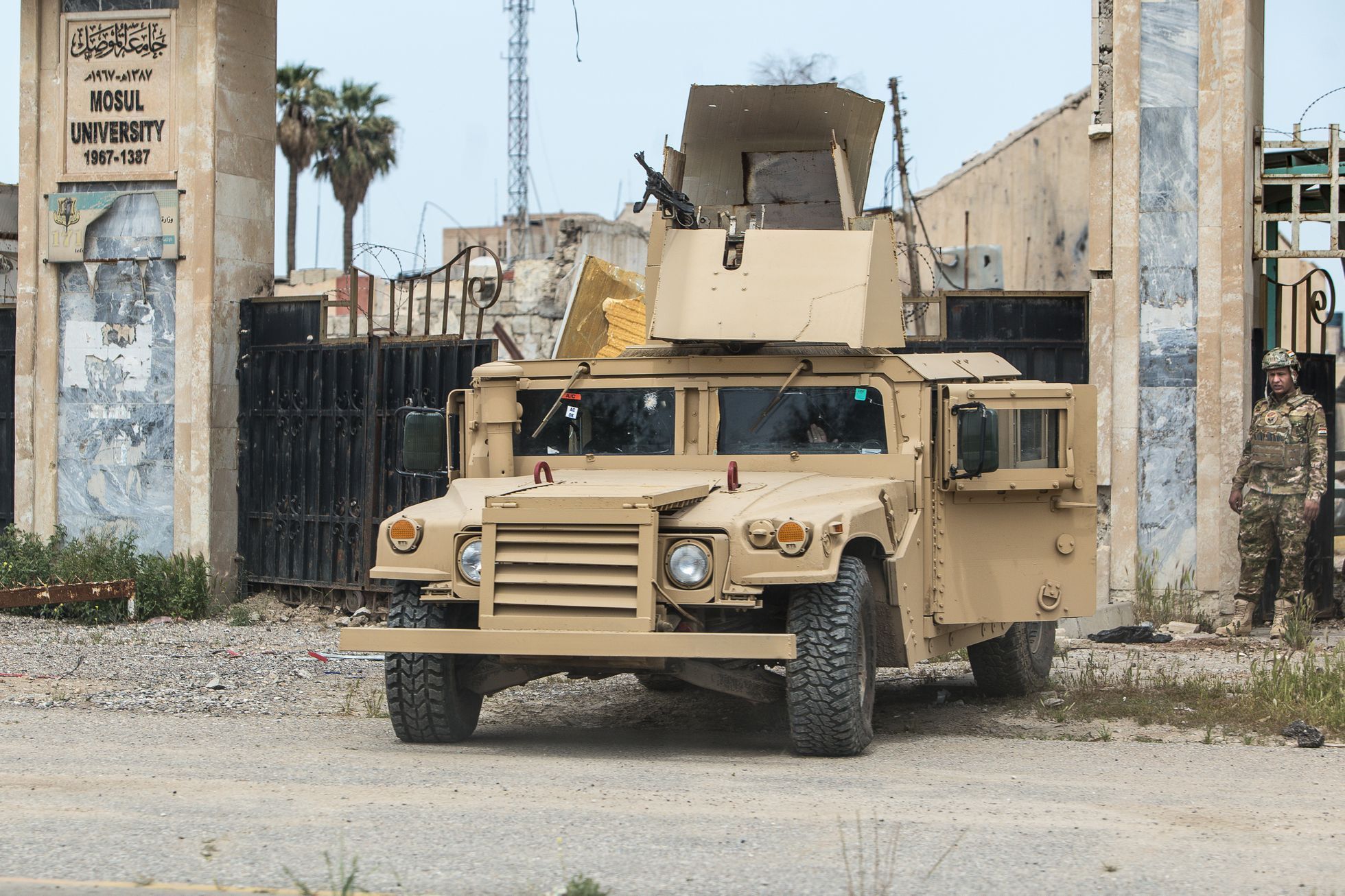 Východní Mosul po osvobození iráckou amrádou od Islámského státu, Irák