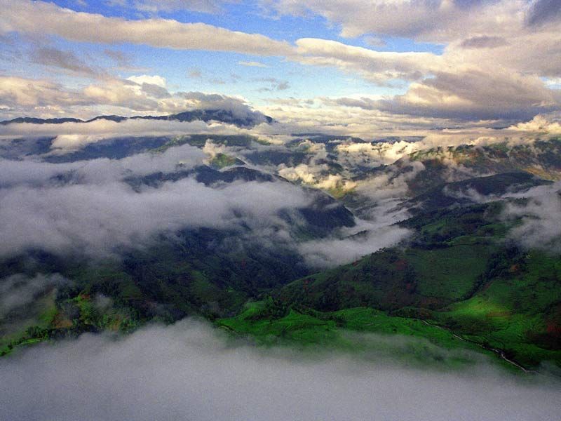 UNESCO - terasovitá rýžová pole v Číně