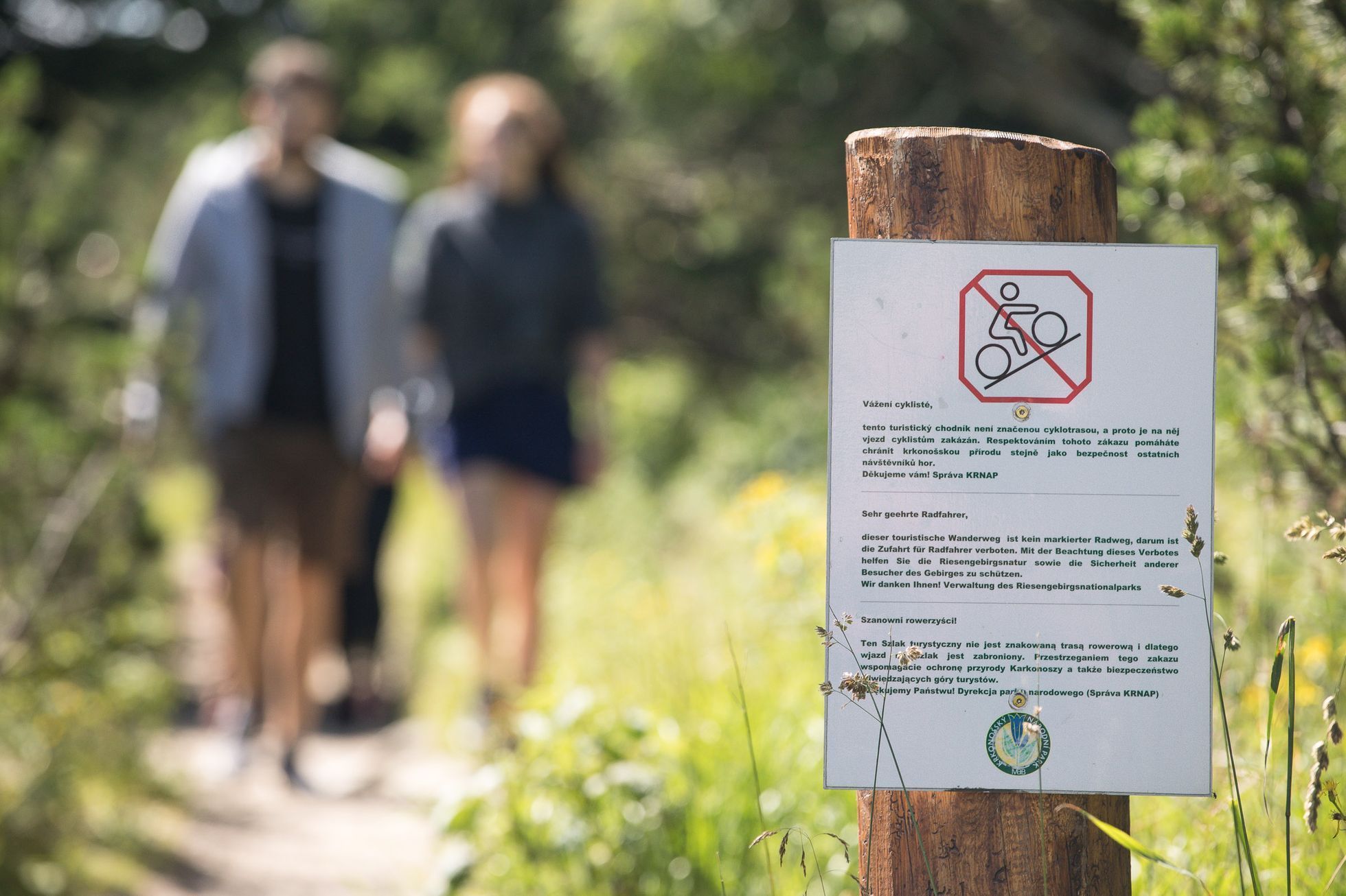 KRNAP overturismus, turisté, Národní park Krkonoše, turistika, správce, ranger, výlet, dovolená