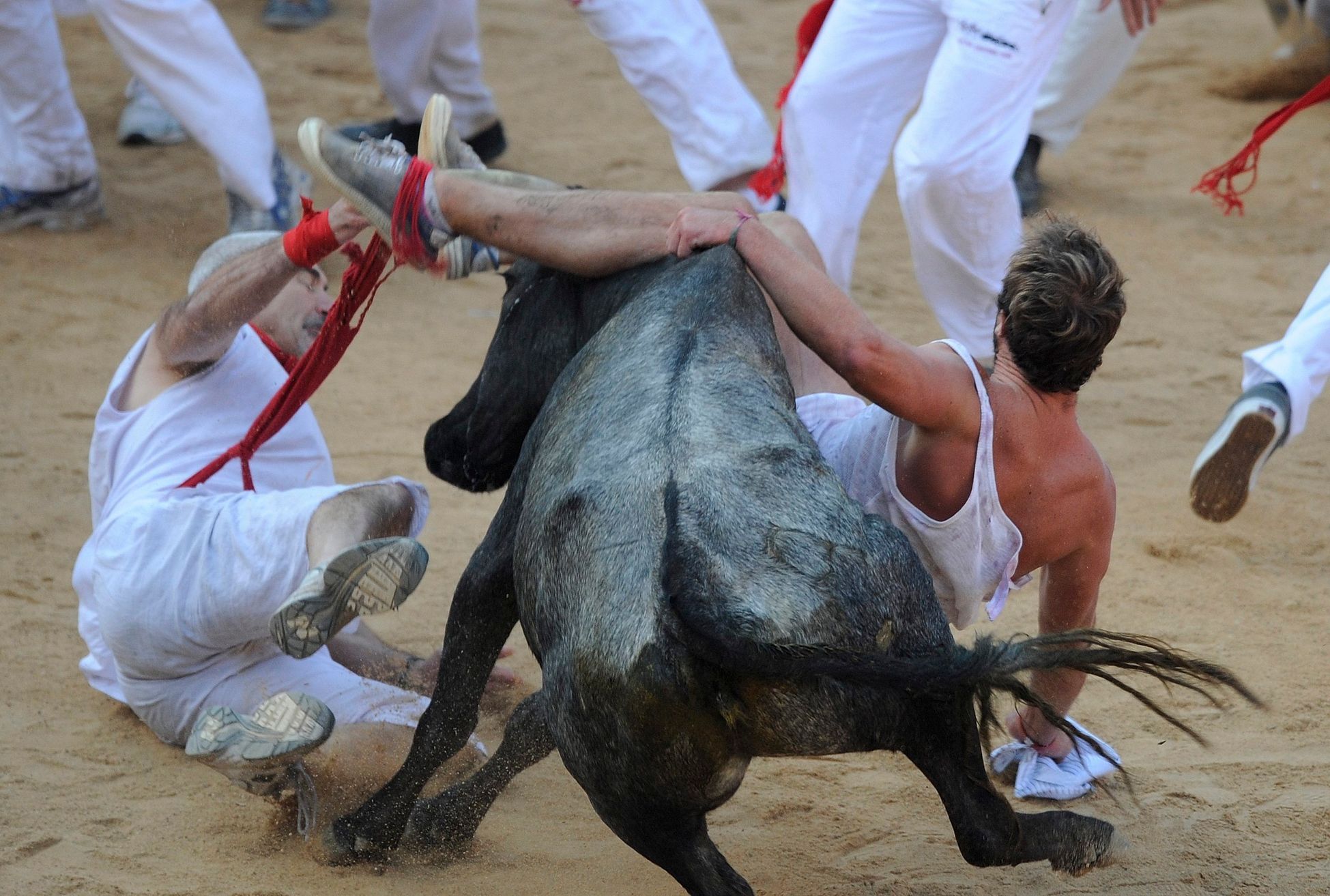 Pamplona: běh býků