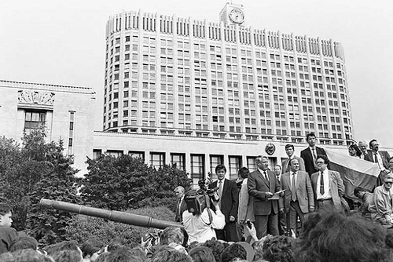 Rusko Jelcin puč 1991