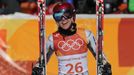 Ester Ledecká v super-G na ZOH 2018