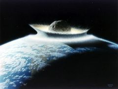 Takhle nějak by vypadal dopad asteroidu do pozemského oceánu.