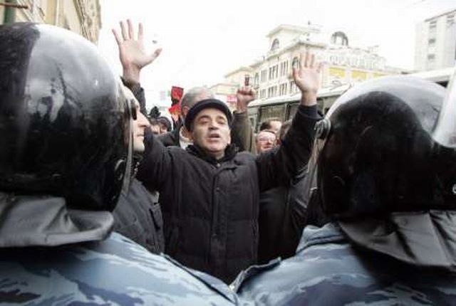 Rusko protesty Kasparov