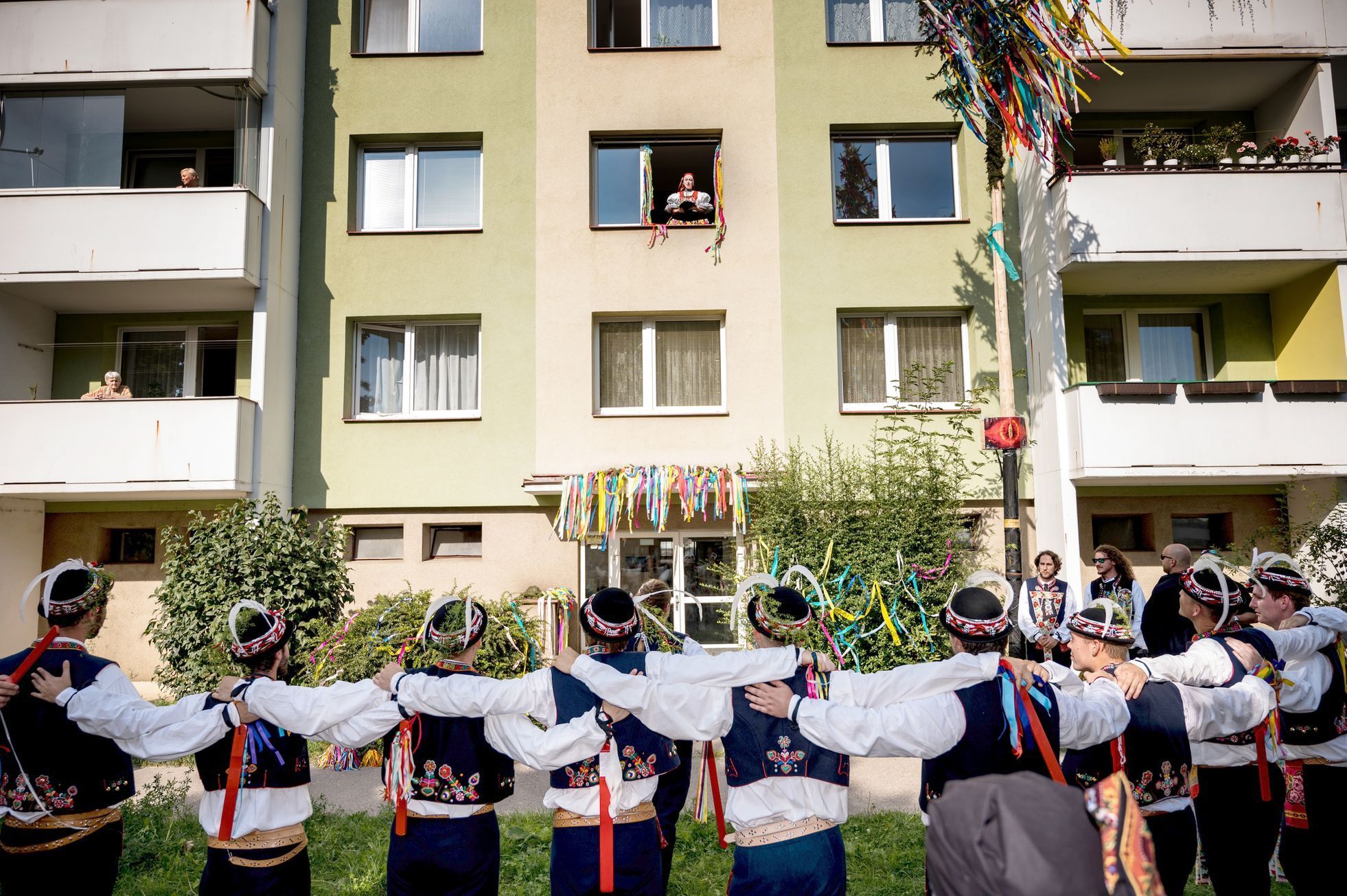 Jednorázové užití / Fotogalerie / Kouzlo folklorních slavností.  Tak vypadaly hody v Brně Slatiny