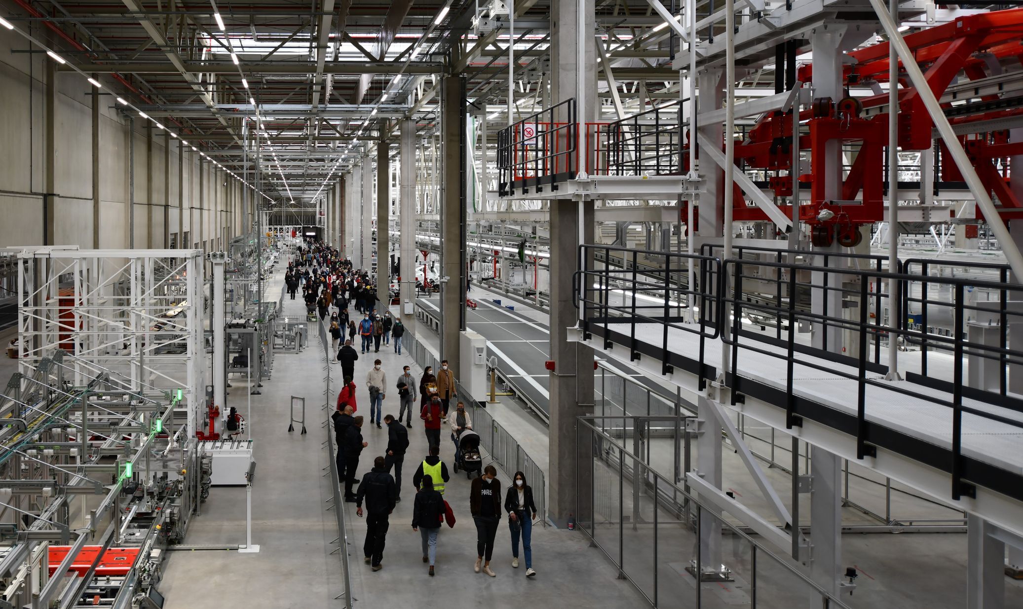 Tesla Gigafactory Berlín Giga Fest říjen 2021