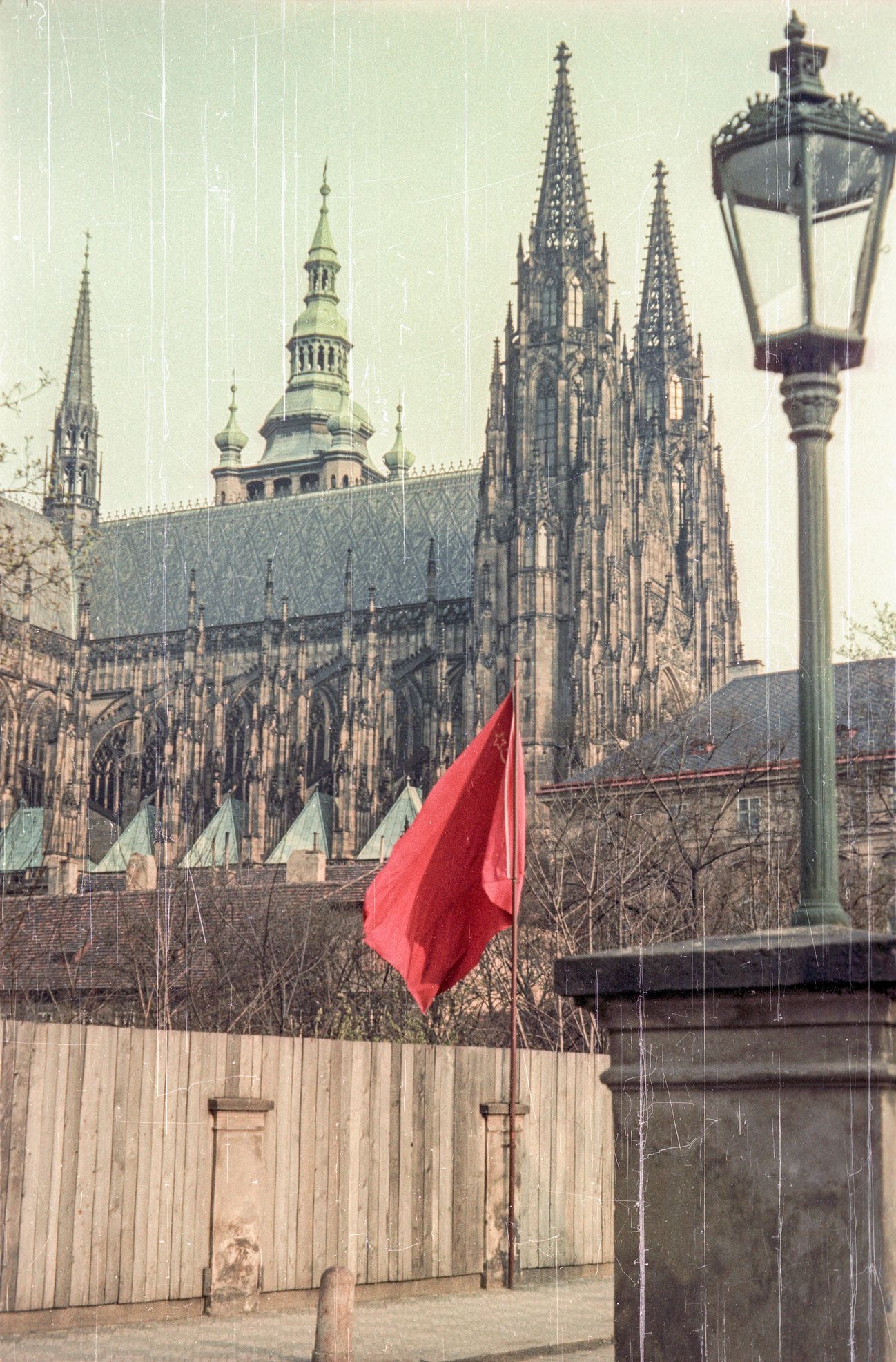 Pražský Hrad, retro, historie, Praha, domácí