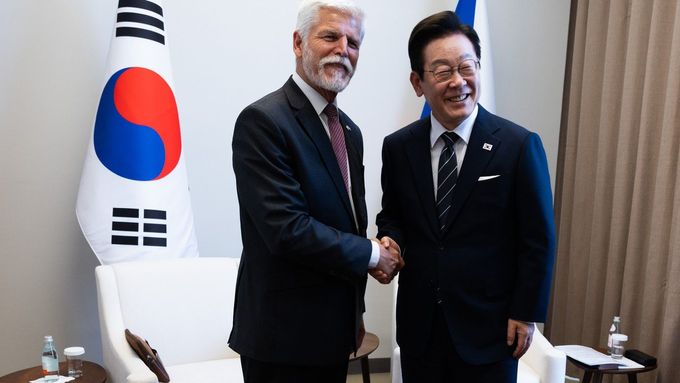 Prezident Petr Pavel se v New Yorku na okraj Valného shromáždění OSN setkal se svým jihokorejským protějškem I Če-mjongem,