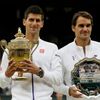 Wimbledon 2015: Novak Djokovič a Roger Federer