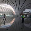 Stavba čínského mezinárodního letiště Ta-sing