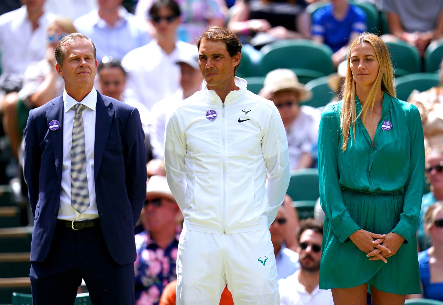 Wimbledon 2022, middle sunday (Stefan Edberg, Rafael Nadal, Petra Kvitová)