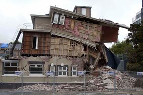 Silné zemětřesení zasáhlo novozélandský Christchurch