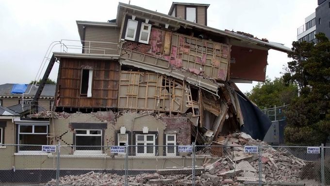Silné zemětřesení zasáhlo novozélandský Christchurch