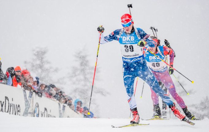 SP Ruhpolding, stíhačka M: Adam Václavík (39)