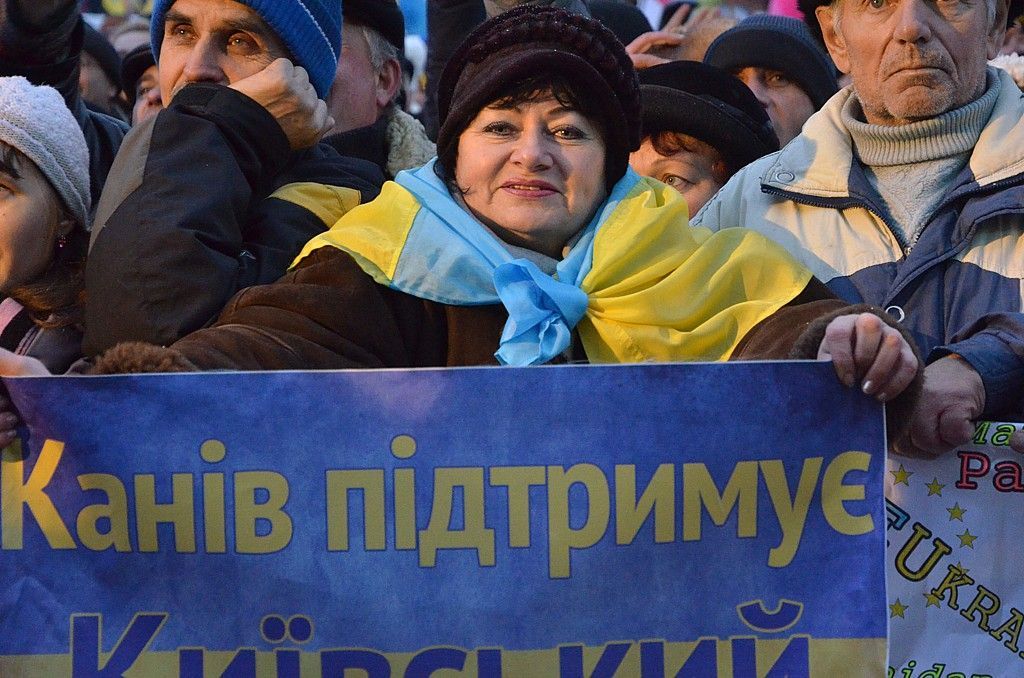 Demonstrace v Kyjevě