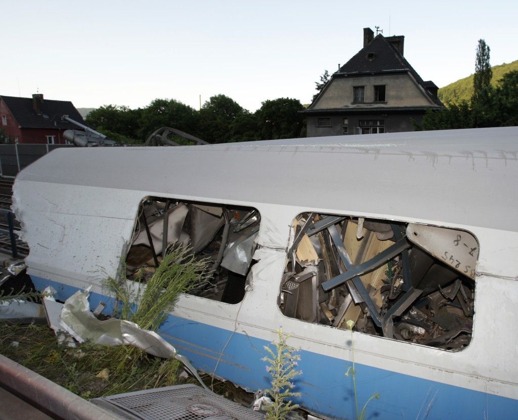 Havárie vlaku v Ústí nad Labem