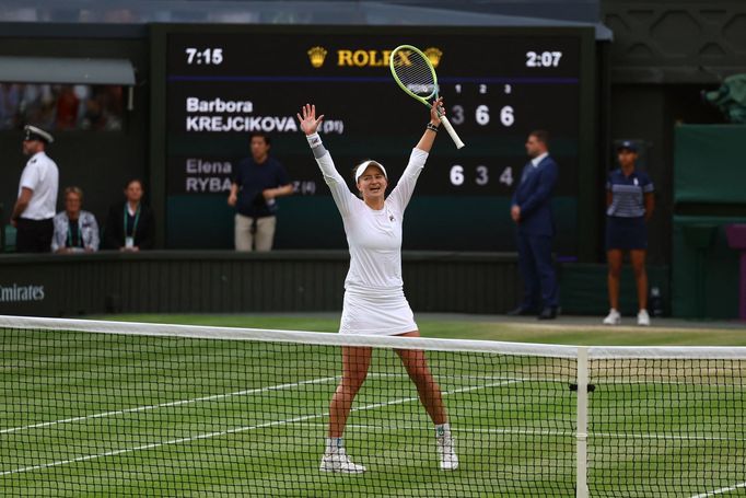 Barbora Krejčíková, Wimbledon 2024, semifinále