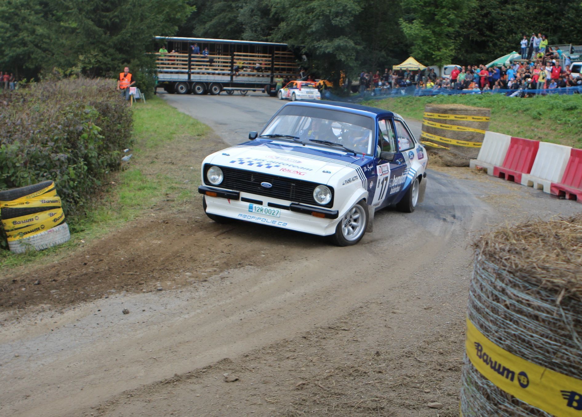 Historické vozy na Barum Rally 2014