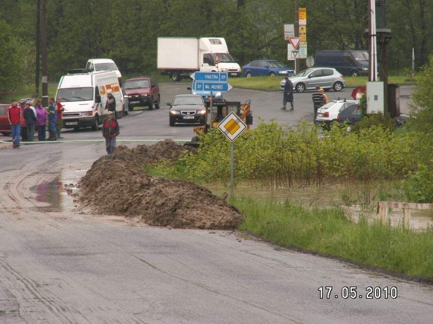 Povodně - Bystřička - 2010