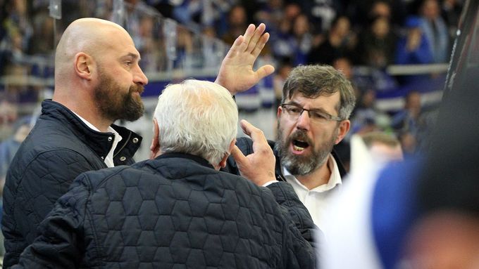 Kamil Pokorný (vpravo) zůstane nadále asistentem Libora Zábranského. Z realizačního týmu Komety ale vypadl Martin Pešout.