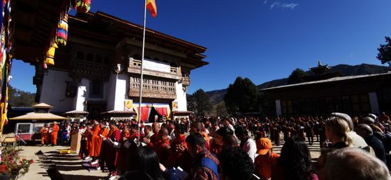 Snímek Terezy Boučkové z Bhútánu.