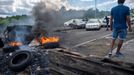 Následky protestů na Guadeloupe a Martinik v posledních dnech.