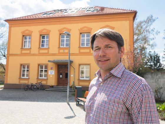 Starosta Kostelní Lhoty Tomáš Drobný