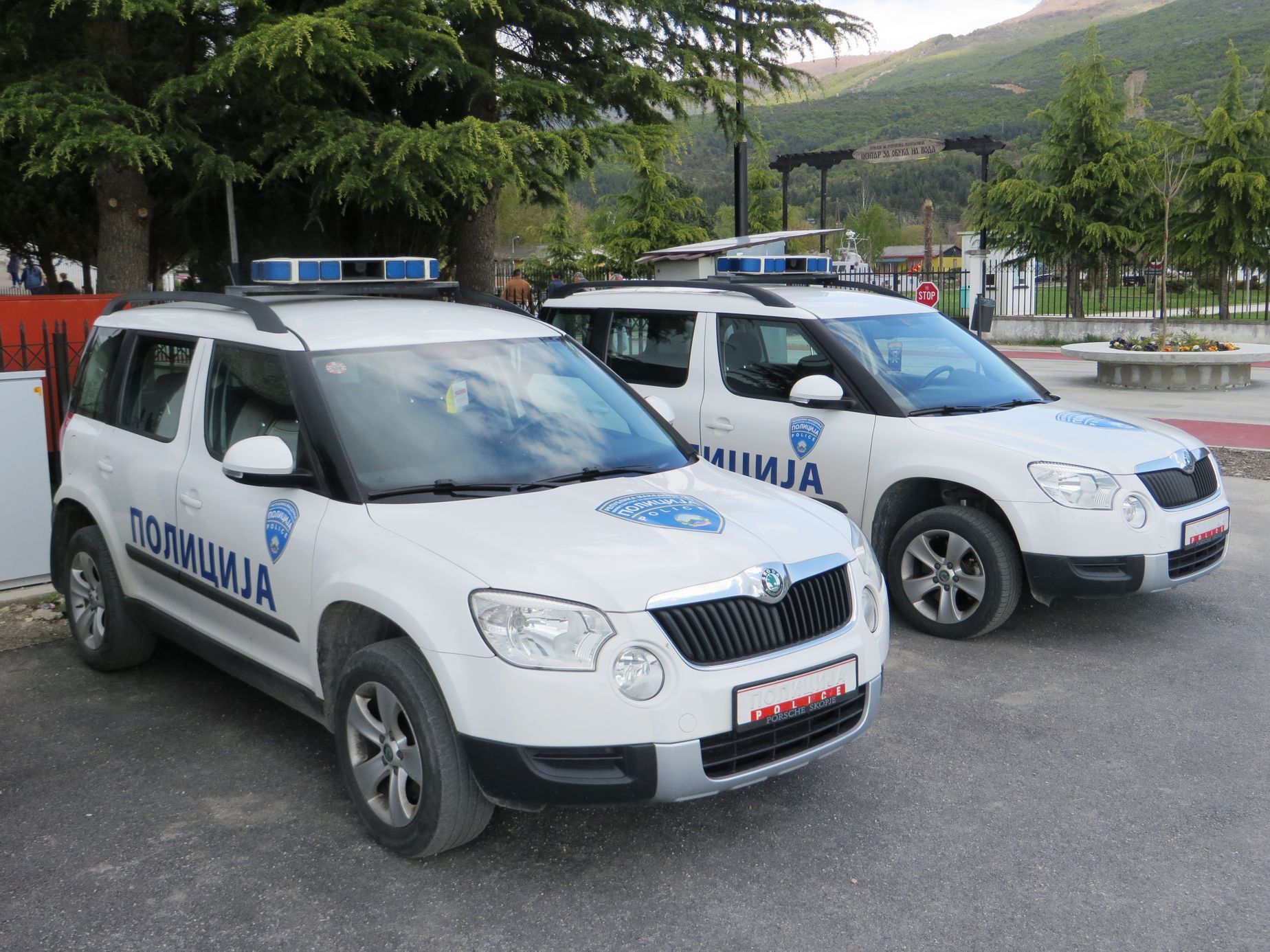 Škoda Yeti makedonská policie