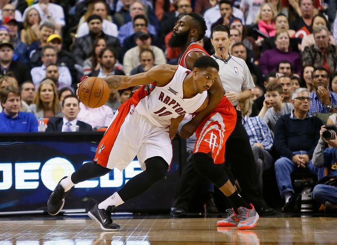 DeMar DeRozan a James Harden