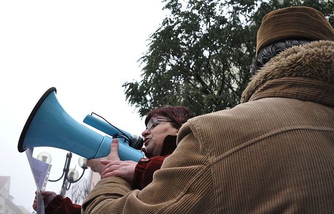 Na Jiráskově náměstí zvaném Kuří rynek v centru Ostravy se po třetí hodině odpoledne sešlo asi 300 protestujících. Organizátoři malého shromáždění měli k dispozici pouze málovýkkonný megafon, takže už dvacet metrů od řečníka nebylo srozumitelné, co lidem říká. Část přítomných se na Kuří rynek přesunula ze sousedního Masarykova náměstí, kde popíjeli medovinu na vánočních trzích.