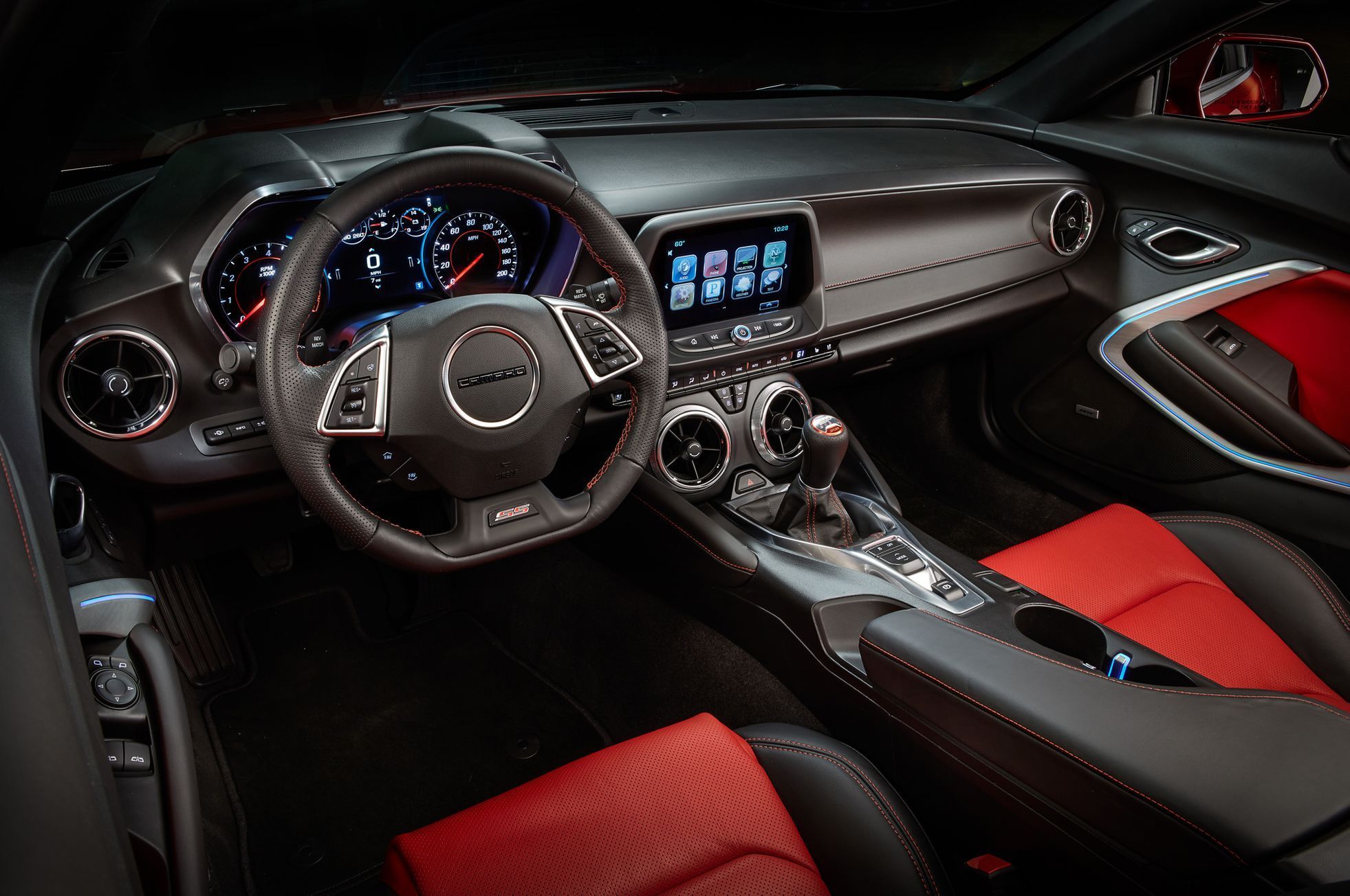 Chevrrolet Camaro SS - interiér