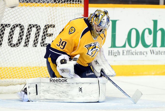 NHL: Boston Bruins vs Nashville Predators (Mazanec)