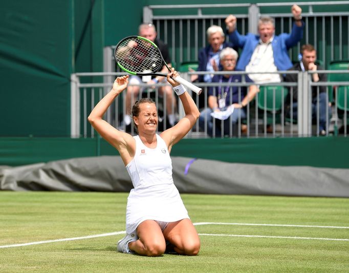 Barbora Strýcová na Wimbledonu 2019