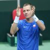 Davis Cup Česko - Itálie (Tomáš Berdych radost)