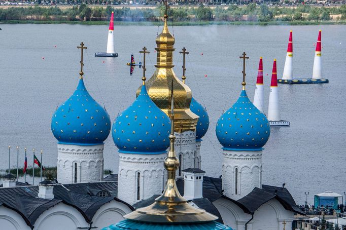 Martin Šonka v závodě Red Bull Air Race v Kazani 2019